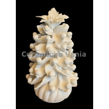 LE022 - Albero con palline sottovaso rigato - cm 23h