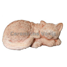GA052 - Gatto che dorme cm 28 da giardino GA052 - Gatto che dorme cm 28 da giardino
