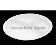 TB A063 - Antipastiera divisore x 3 - cm.24 TB A063 - Antipastiera divisore x 3 - cm.24