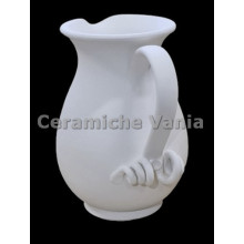 TB B181 - Brocca con ricciolo al tornio - cm.1.5 L TB B181 - Brocca con ricciolo al tornio - cm.1.5 L