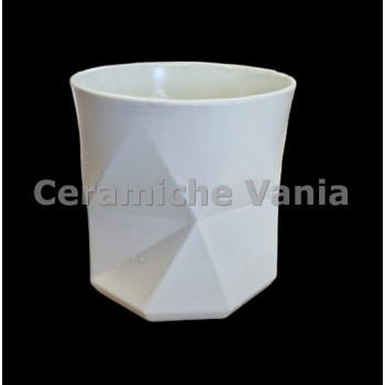 TB B184 - Bicchiere sfaccettato - cm.9x8.5 TB B184 - Bicchiere sfaccettato - cm.9x8.5