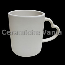 TB B191 - Bicchiere manico cuore - cm. 10.5x9.3 TB B191 - Bicchiere manico cuore - cm. 10.5x9.3