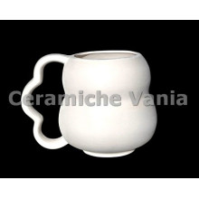 TB B197 - Bicchiere manico ondulato - cm 16X11H TB B197 - Bicchiere manico ondulato - cm 16X11H
