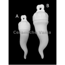 TB C217/A - Corno porta fortuna cm 14 TB C217/A - Corno porta fortuna cm 14
