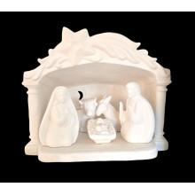TB C230 - Capanna presepe - cm.28x26h TB C230 - Capanna presepe - cm.28x26h