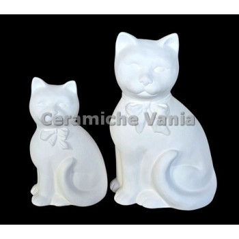 TB G065/M - Gatto seduto - cm.19