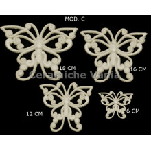 TB K030/C - Farfalle traforate con ricci nuova Mod. C  TB K030/C - Farfalle traforate con ricci nuova Mod. C