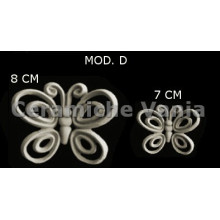 TB K030/D - Farfalle traforate tondi vuoti mod. D  TB K030/D - Farfalle traforate tondi vuoti mod. D