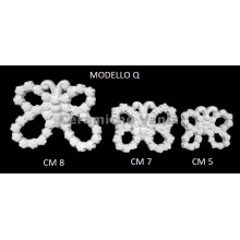 TB K030/Q - Farfalle traforate a fiori mod. Q TB K030/Q - Farfalle traforate a fiori mod. Q