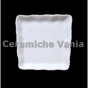 TB V153 - Vassoio quadrato ondulato cioccolatini 18x18.cm TB V153 - Vassoio quadrato ondulato cioccolatini 18x18.cm