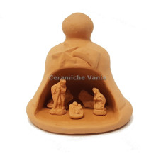 NA012 - Presepe mignon campana cm 5H NA012 - Presepe mignon campana cm 5H