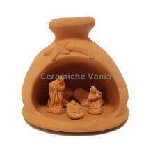 NA016 - Presepe mignon orcio cm 5H NA016 - Presepe mignon orcio cm 5H