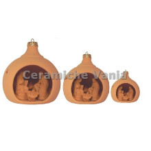 NA027/10 - Presepe palla cm 10 completo NA027/10 - Presepe palla cm 10 completo