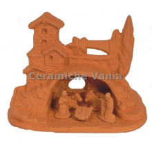 NA031 - Presepe paesaggio cm 11H + sacra famiglia (5 pz) NA031 - Presepe paesaggio cm 11H + sacra famiglia (5 pz)