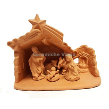 NA042 - Presepe grotta cm 15H + sacra famiglia (5 pz) NA042 - Presepe grotta cm 15H + sacra famiglia (5 pz)