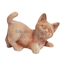 GA096 - Gatto coda in su cm 18 da giardino GA096 - Gatto coda in su cm 18 da giardino