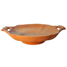 C053/G - Ciotola 2 manici fogliolina / grande C053/G - Ciotola 2 manici fogliolina / grande