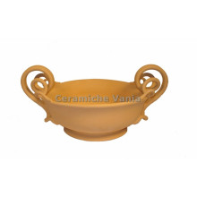 C127 - Centrotavola con manici ricci / 33.cm C127 - Centrotavola con manici ricci / 33.cm