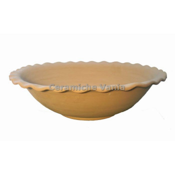 F004/20 - Fruttiera bassa smerlata / 20.cm