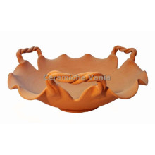 F020/12 - Fruttiera 3 manici treccia / 15.cm F020/12 - Fruttiera 3 manici treccia / 15.cm