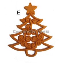 K041/E - Addobbo traforato albero / 10.cm K041/E - Addobbo traforato albero / 10.cm