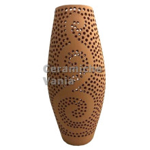 K054CV/30 - Lampada fuso traforo coda violino / 30.cm K054CV/30 - Lampada fuso traforo coda violino / 30.cm