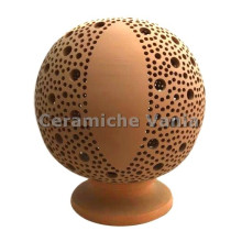K056FP/30 - Lampada sfera traforo bolle e fascia / 30.cm K056FP/30 - Lampada sfera traforo bolle e fascia / 30.cm