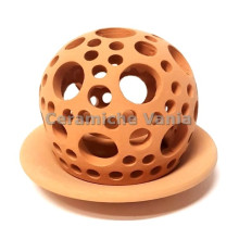 K062- Porta candeline modello bolle con piattino K062- Porta candeline modello bolle con piattino