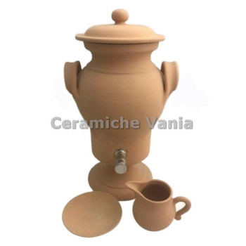 O090 - Orcio con cannella in acciaio inox