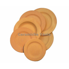 P007 - Piatto da tavola frutta liscio con falda / 22.cm P007 - Piatto da tavola frutta liscio con falda / 22.cm