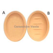 P041/B - Portasapone ovale con righe P041/B - Portasapone ovale con righe