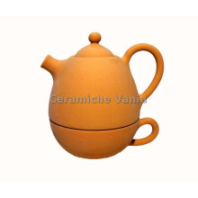 T024 - Teiera con tazza grande cm 17 h T024 - Teiera con tazza grande cm 17 h