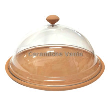 T084 - Tortiera con campana in plexiglass 33 cm T084 - Tortiera con campana in plexiglass 33 cm