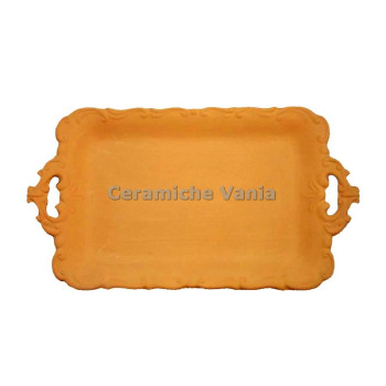 V019 - Vassoio barocco rettangolare / 44.cm