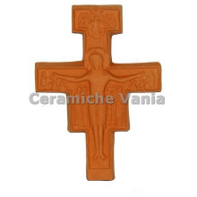 W103 - Crocifisso Assisi con rilievi / 20.cm W103 - Crocifisso Assisi con rilievi / 20.cm