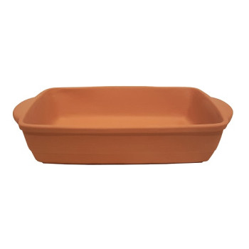 PIR006/G - PIROFILA RETTANGOLARE DA FORNO cm 37x22x7,5H