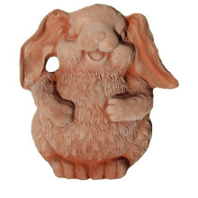 GA083 - Coniglio bombato da giardino cm 20
