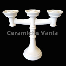 TB C180 - Candeliere 3 fiamme - cm.28 TB C180 - Candeliere 3 fiamme - cm.28