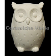 TB G024 - Gufo a pois - cm.10 TB G024 - Gufo a pois - cm.10