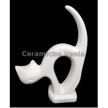 TB G049 - Gatto stilizzato con codina - cm. TB G049 - Gatto stilizzato con codina - cm.