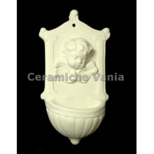 TB H061 - Acquasantiera con bimbo - cm.16.5 TB H061 - Acquasantiera con bimbo - cm.16.5