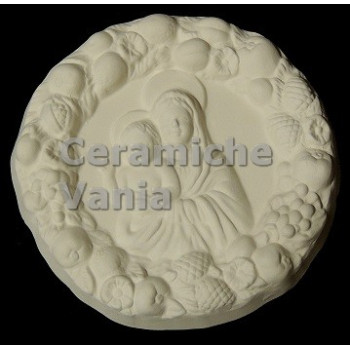 TB H096 - Madonna con bambino Robbiana - cm.20