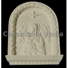 TB H097 - Madonna con bambino su base ovale - cm. TB H097 - Madonna con bambino su base ovale - cm.