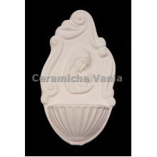 TB H099 - Acquasantiera con madonna - cm.13 TB H099 - Acquasantiera con madonna - cm.13