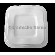 TB P205 - Piatto quadrato ondulato frutta - cm. TB P205 - Piatto quadrato ondulato frutta - cm.