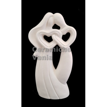 TB S146/G - Sposi cuore - cm.38