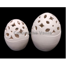 TB U007/G - Uovo tagliato a scatola traforato nuovo - cm.13 TB U007/G - Uovo tagliato a scatola traforato nuovo - cm.13