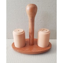 LEG018 - Sale Pepe dritto con cestello in legno COMPLETO