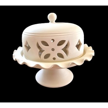 LE12/25 - Alzatina traforata tornio - cm.25