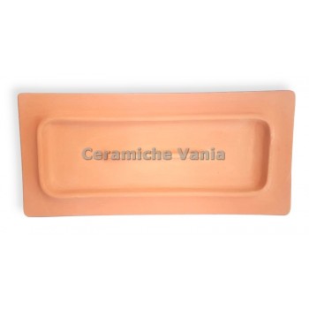 T083 - Tagliere rettangolare senza manico piatto cm 36.5x16.5x2.5h
